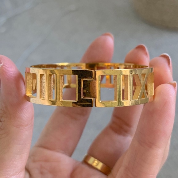 Jewelry Roman Numerals Gold Bracelet Poshmark